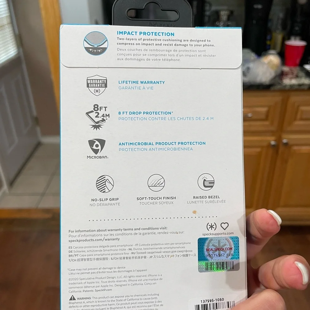 Brand new in box! iPhone 12 mini speck case ! Black - Picture 2 of 7